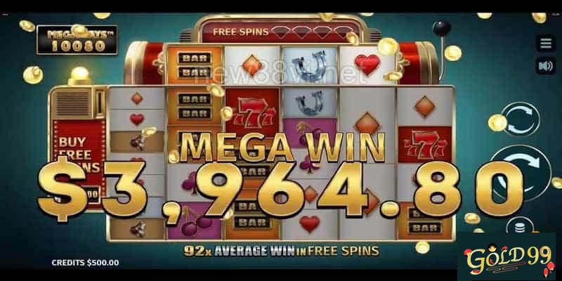 Playing games is a great chance to win huge Mega Wins prizes